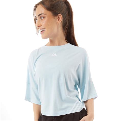 adidas crop shirt damen weiß|Women's Crop Tops .